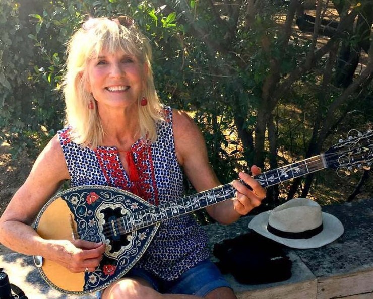 Casey playing the bouzouki cu